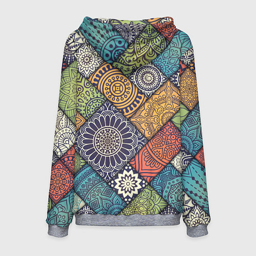 Мужская толстовка Мандала орнамент / 3D-Меланж – фото 2