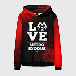 Толстовка-худи мужская Metro Exodus Love Классика, цвет: 3D-черный