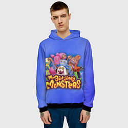 Толстовка-худи мужская My singing monsters поющие монстры, цвет: 3D-черный — фото 2