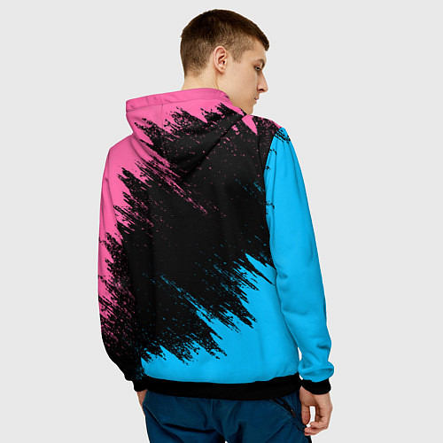 Мужская толстовка GAME POPPY PLAYTIME HAGGY WAGGY AND KISSY MISSY / 3D-Черный – фото 4