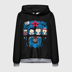 Толстовка-худи мужская Stranger Things South Park, цвет: 3D-меланж