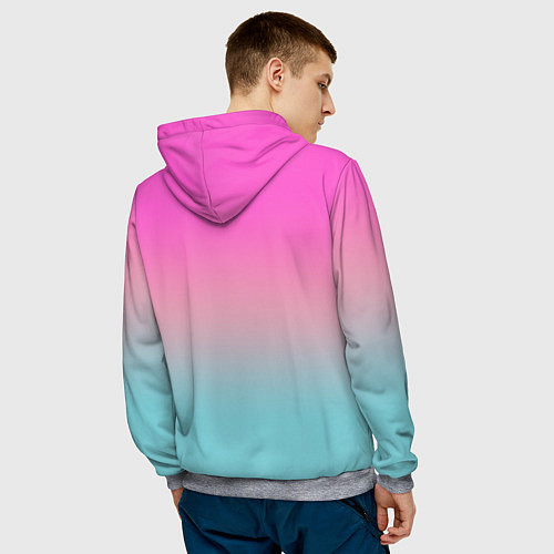 Мужская толстовка Мама длинные ноги: Poppy Playtime / 3D-Меланж – фото 4