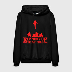 Толстовка-худи мужская Running Up That Hill, цвет: 3D-черный