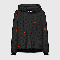 Мужская толстовка Love Death and Robots black pattern