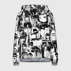 Толстовка-худи мужская Komi san pattern, цвет: 3D-меланж