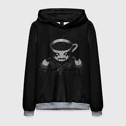 Толстовка-худи мужская Black Metal Coffee, цвет: 3D-меланж