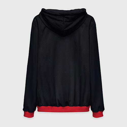 Мужская толстовка Linkin Park ночь / 3D-Красный – фото 2