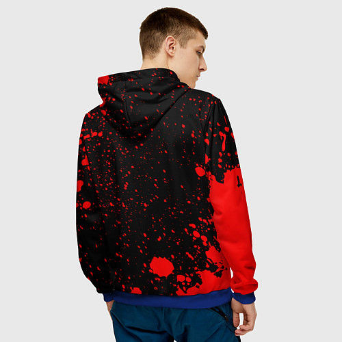 Мужская толстовка Resident Evil Love Классика / 3D-Синий – фото 4