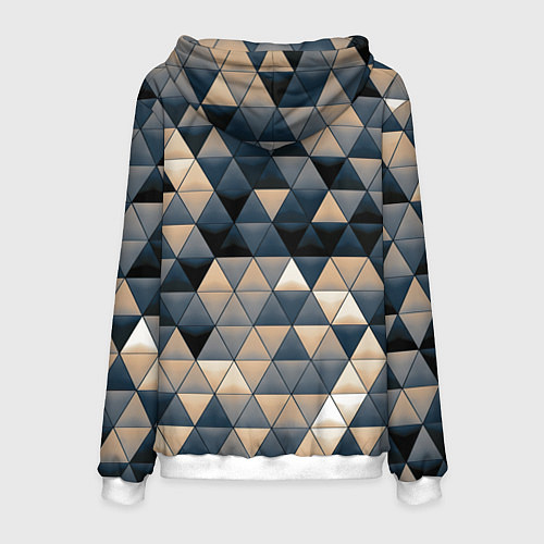 Мужская толстовка Кибернетическая стена / 3D-Белый – фото 2