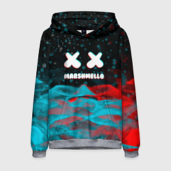 Мужская толстовка Marshmello logo крапинки