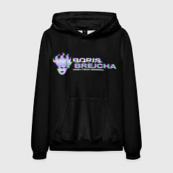 Толстовка-худи мужская Borij Brejcha Glitch, цвет: 3D-черный