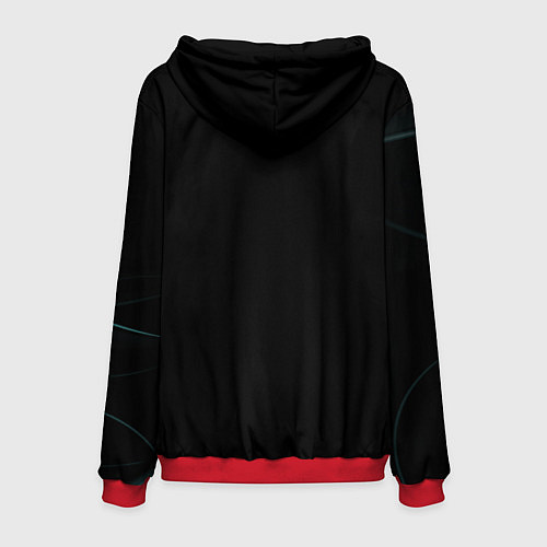 Мужская толстовка Сяо-маска Якса / 3D-Красный – фото 2