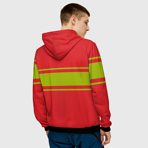 Мужская толстовка ФК УФА / 3D-Черный – фото 4