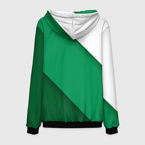 Мужская толстовка ФК АХМАТ - ГОРОД ГРОЗНЫЙ / 3D-Черный – фото 2