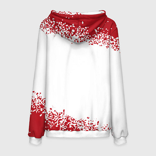 Мужская толстовка Cross Fire: красные таблички Best Player и Ultimat / 3D-Белый – фото 2