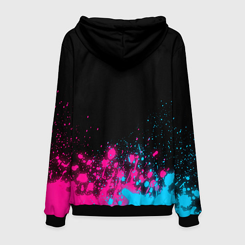 Мужская толстовка Bring Me the Horizon Neon Gradient / 3D-Черный – фото 2