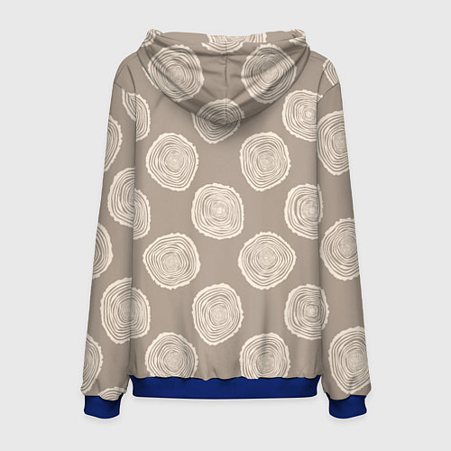 Мужская толстовка Самурай-лягушка воин / 3D-Синий – фото 2