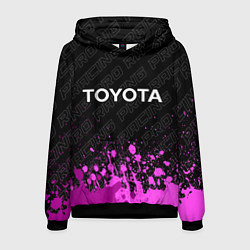 Толстовка-худи мужская Toyota Pro Racing, цвет: 3D-черный