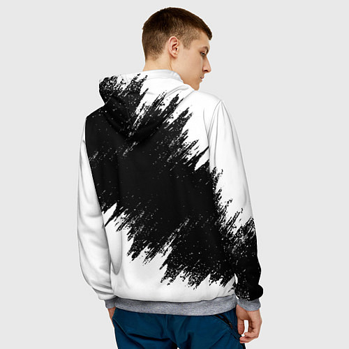 Мужская толстовка Костян офигенный как ни крути / 3D-Меланж – фото 4