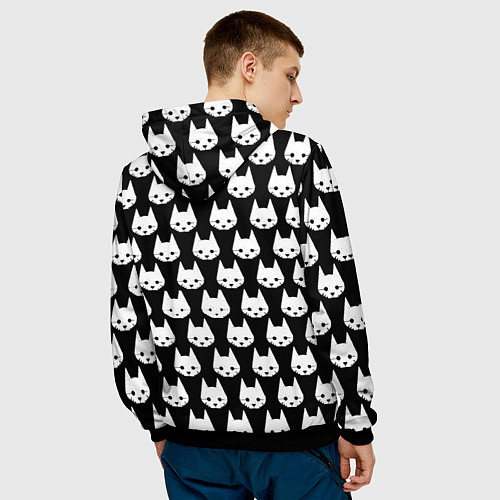 Мужская толстовка Stray Pattern / 3D-Черный – фото 4