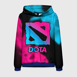 Толстовка-худи мужская Dota Neon Gradient, цвет: 3D-синий