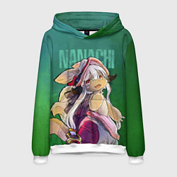 Толстовка-худи мужская Made in Abyss аниме Наначи, цвет: 3D-белый