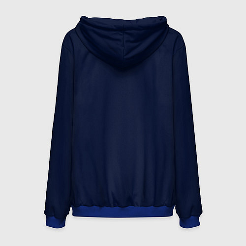 Мужская толстовка Hollow Knight неоновые бабочки / 3D-Синий – фото 2