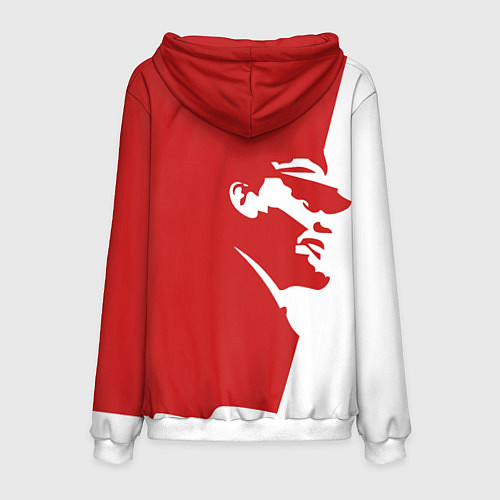 Мужская толстовка СССР Владимир Ильич Ленин / 3D-Белый – фото 2