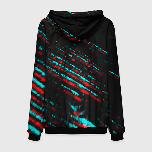 Мужская толстовка Apex Legends в стиле glitch и баги графики на темн / 3D-Черный – фото 2