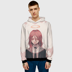 Толстовка-худи мужская Дьявол-ангел, цвет: 3D-черный — фото 2