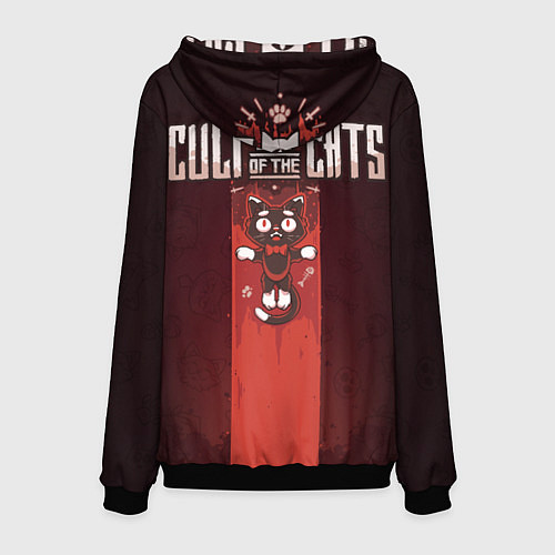 Мужская толстовка Dark Cult Of The Cats / 3D-Черный – фото 2