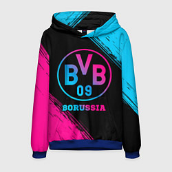 Толстовка-худи мужская Borussia - neon gradient, цвет: 3D-синий