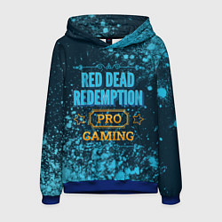Толстовка-худи мужская Игра Red Dead Redemption: pro gaming, цвет: 3D-синий