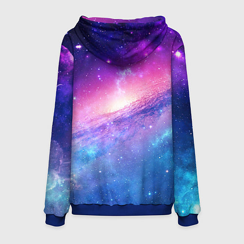 Мужская толстовка Космическая воронка / 3D-Синий – фото 2
