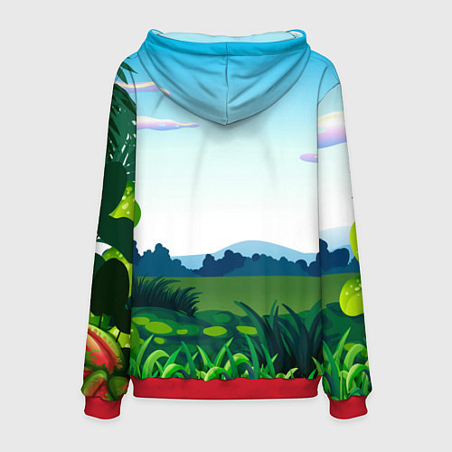 Мужская толстовка Тигнари Геншин импакт / 3D-Красный – фото 2