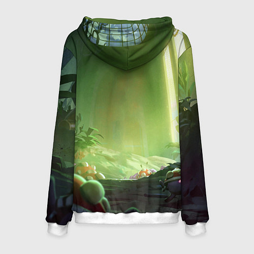 Мужская толстовка Дед селлс арт / 3D-Белый – фото 2