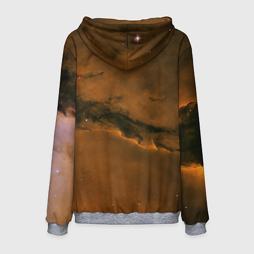 Мужская толстовка Карамельная галактика / 3D-Меланж – фото 2