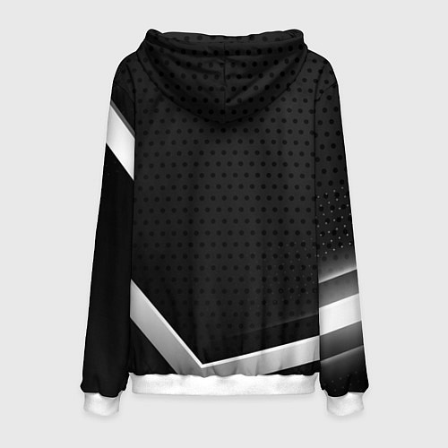 Мужская толстовка Infiniti абстракция карбон / 3D-Белый – фото 2