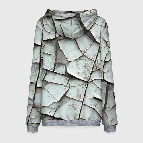 Мужская толстовка Старая растрескавшаяся краска / 3D-Меланж – фото 2