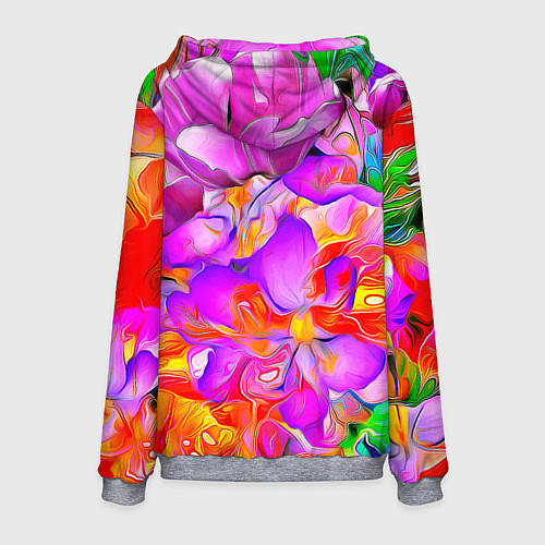 Мужская толстовка Flower Illusion / 3D-Меланж – фото 2