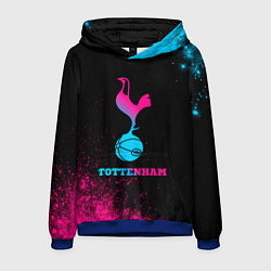 Толстовка-худи мужская Tottenham - neon gradient, цвет: 3D-синий