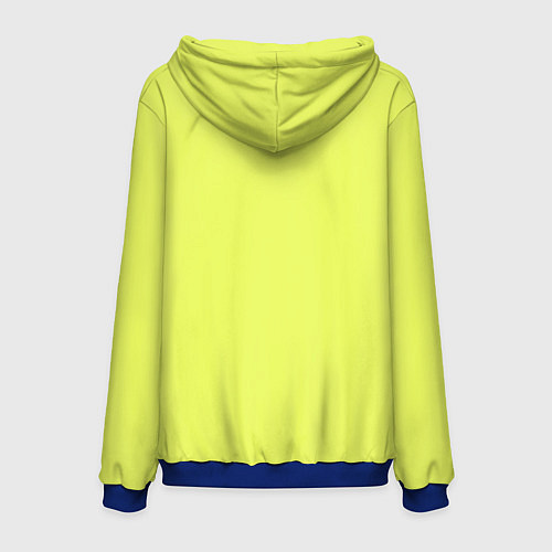 Мужская толстовка Красотка Люси арт / 3D-Синий – фото 2