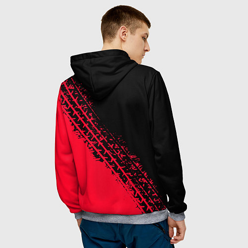 Мужская толстовка Audi / 3D-Меланж – фото 4