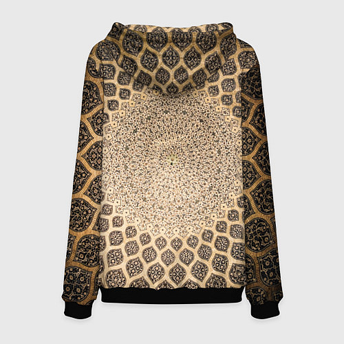 Мужская толстовка Золотой биткоин / 3D-Черный – фото 2