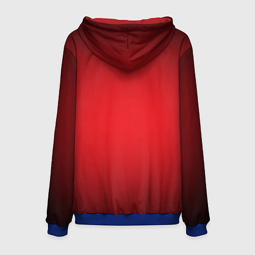 Мужская толстовка Текст песни Знаешь ли ты / 3D-Синий – фото 2