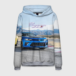 Толстовка-худи мужская Chevrolet Camaro ZL 1 - Motorsport, цвет: 3D-меланж