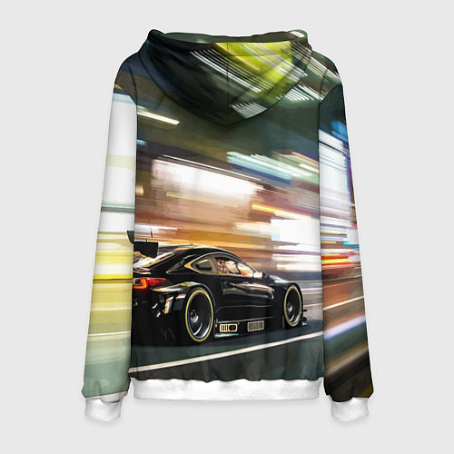 Мужская толстовка Lexus - скорость режим / 3D-Белый – фото 2