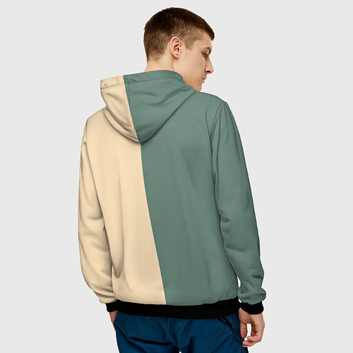 Мужская толстовка Акула-моряк / 3D-Черный – фото 4