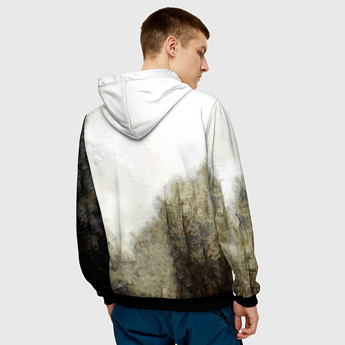 Мужская толстовка Three Days Grace дебютный альбом / 3D-Черный – фото 4