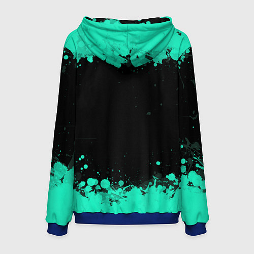 Мужская толстовка Аяка Мидзусава - Пураоре гордость оранжевых / 3D-Синий – фото 2